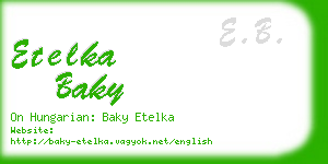 etelka baky business card